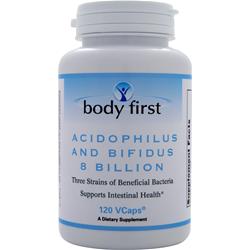 BODY FIRST Acidophilus and Bifidus 8 Billion 120 vcaps