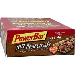 POWERBAR Nut Naturals Bar Fruit & Nuts 15 bars