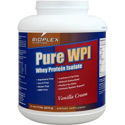 Bioplex Nutrition Pure WPI - Whey Protein Isolate Vanilla Creme 5 lbs