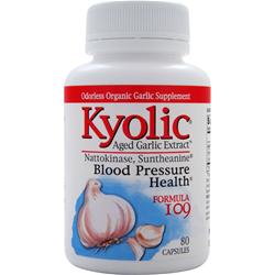 Kyolic Aged Garlic Extract Blood Pressure Health Formula #109 80 caps