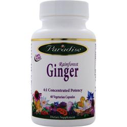 Paradise Herbs Ginger 60 vcaps