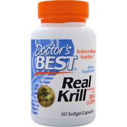 Doctors Best Real Krill - Enhanced with DHA & EPA 60 sgels