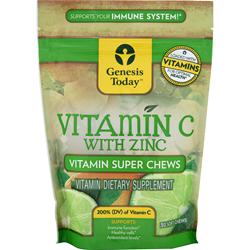 Genesis Today Vitamin C with Zinc - Vitamin Super Chews 30 chews