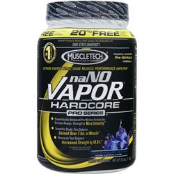 Muscletech naNO Vapor Hardcore Pro Series Powder Blue Raspberry Glacier 2.4 lbs