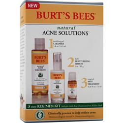 Burts Bees Natural Acne Solutions 3 Step Regimen Kit 1 kit