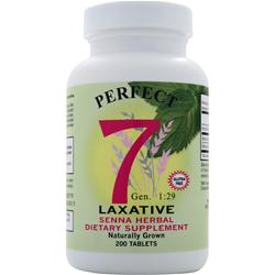 Agape Health Products Perfect 7 Laxative 200 tabs