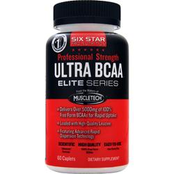 Six Star Pro Nutrition Professional Strength Ultra BCAA Elite Series 60 cplts