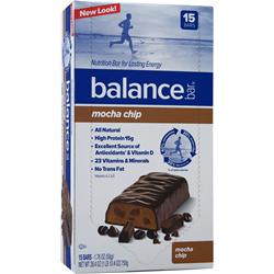 Balance Bar Balance Bar Mocha Chip 15 bars