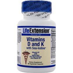 Life Extension Vitamins D And K With Sea Iodine On Sale At