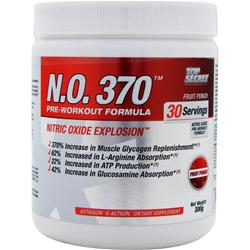 Top Secret Nutrition N.O. 370 Pre-Workout Formula Fruit Punch 300 grams