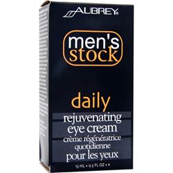 Aubrey Mens Stock Daily Rejuvenating Eye Cream On Sale At Allstarhealth Com