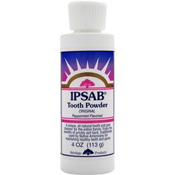 Heritage Store IPSAB Tooth Powder Original Peppermint 4 oz