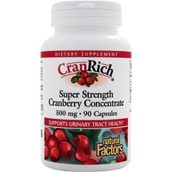 Natural Factors CranRich - Super Strength Cranberry Concentrate (500mg) 90 caps