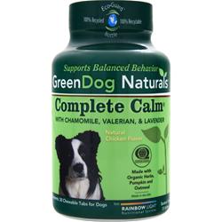 Green Dog Naturals Complete Calm Natural Chicken Flavor 30 chews