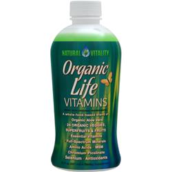 Natural Vitality Organic Life Vitamins Raspberry-Cranberry 30 fl.oz