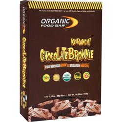 Organic Food Bar Kids Bar - Keerunch! Chocolate Brownie 12 bars
