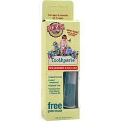 Jason Earths Best Toothpaste Strawberry and Banana 1.6 oz