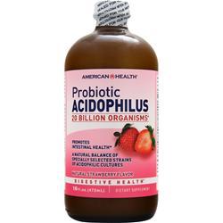 American Health Probiotic Acidophilus (Liquid) Strawberry 16 fl.oz