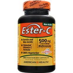American Health Ester-C with Citrus Bioflavonoids Vegetarian (500mg) 120 vcaps