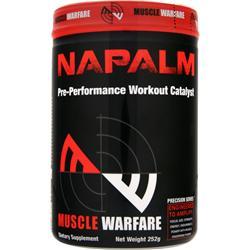 Muscle Warfare Napalm - Pre Performance Workout Catalyst Raspberry Nectar 252 gr
