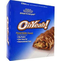 ISS Research Oh Yeah! Bar Peanut Butter Crunch 12 bars