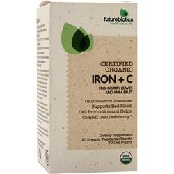 Futurebiotics Iron + C - Certified Organic 90 tabs