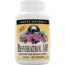 Source Naturals Resveratrol 100 120 vcaps