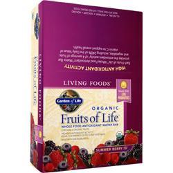 Garden Of Life Organic Fruits of Life Whole Food Antioxidant Matrix Bar Summer Berry 12 bars