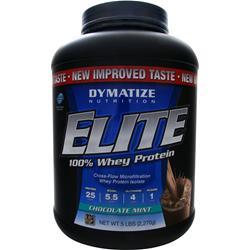 Dymatize Nutrition Elite 100% Whey Protein Chocolate Mint 5 lbs