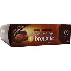Genisoy Energy Bar Chocolate Fudge + Brownie 12 bars