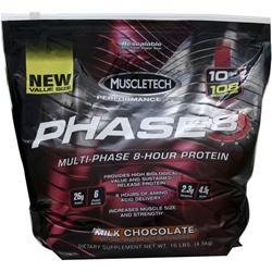 Muscletech Phase 8 - Multi Phase 8 Hour Protein Milk Chocolate 10 lbs