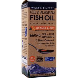 Wileys Finest Wild Alaskan Fish Oil - Orange Burst 250 mL