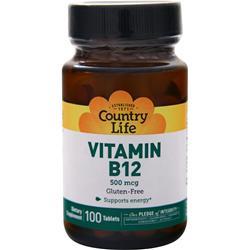 Country Life Vitamin B-12 (500mcg) On Sale At AllStarHealth.com