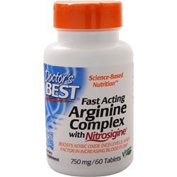 Doctors Best Fast Acting Arginine Complex with Nitrosigine 60 tabs