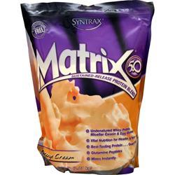 Syntrax Matrix 5.0 - Sustained Release Protein Orange Cream 5.07 lbs