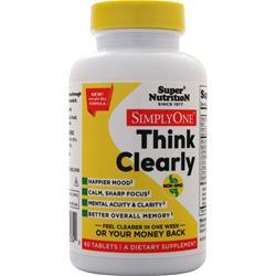 Super Nutrition Simply One - Think Clearly Chewable 60 tabs