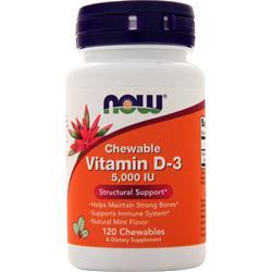 Now Chewable Vitamin D-3 (5000IU) on sale at AllStarHealth.com