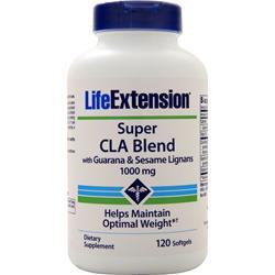 Life Extension Super CLA Blend (1000mg) with Guarana and Sesame Lignans 120 sgels