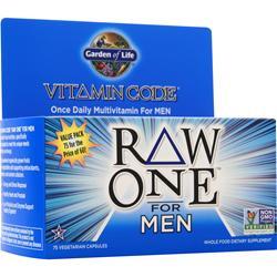 Garden Of Life Vitamin Code Raw One For Men On Sale At