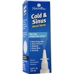 Natrabio Cold & Sinus Nasal Spray .8 fl.oz