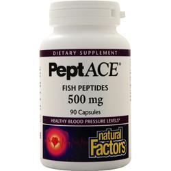 Natural Factors PeptACE Fish Peptides (500mg) 90 caps