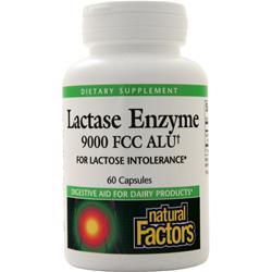 Natural Factors Lactase Enzyme (9000 FCC ALU) 60 caps