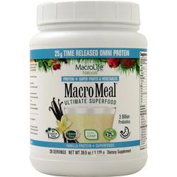 Macrolife Naturals Macro Meal Ultimate Superfood Vanilla 39.5 oz