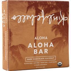 Aloha Aloha Bar Dark Chocolate Coconut 12 bars