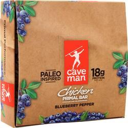 Caveman Foods Primal Bar Chicken w/ Blueberry Pepper 12 bars