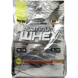 Muscletech Essential Series - Platinum 100% Whey Milk Chocolate Supreme 10 lbs