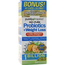 Iovate Purely Inspired - Probiotics + Weight Loss 84 vcaps