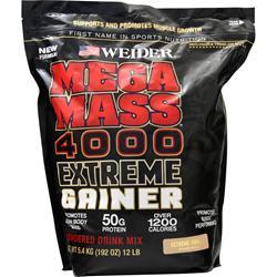 Protein Supplements->Weider Mega Mass 4000 3kg/4kg/7kg FROM - www