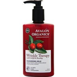 Avalon Organics Wrinkle Therapy with CoQ10 & Rosehip Cleansing Milk 8.5 fl.oz