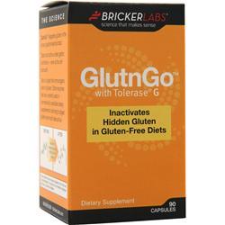 Bricker Labs GlutnGo with Tolerase G  BEST BY 09/20 90 caps
